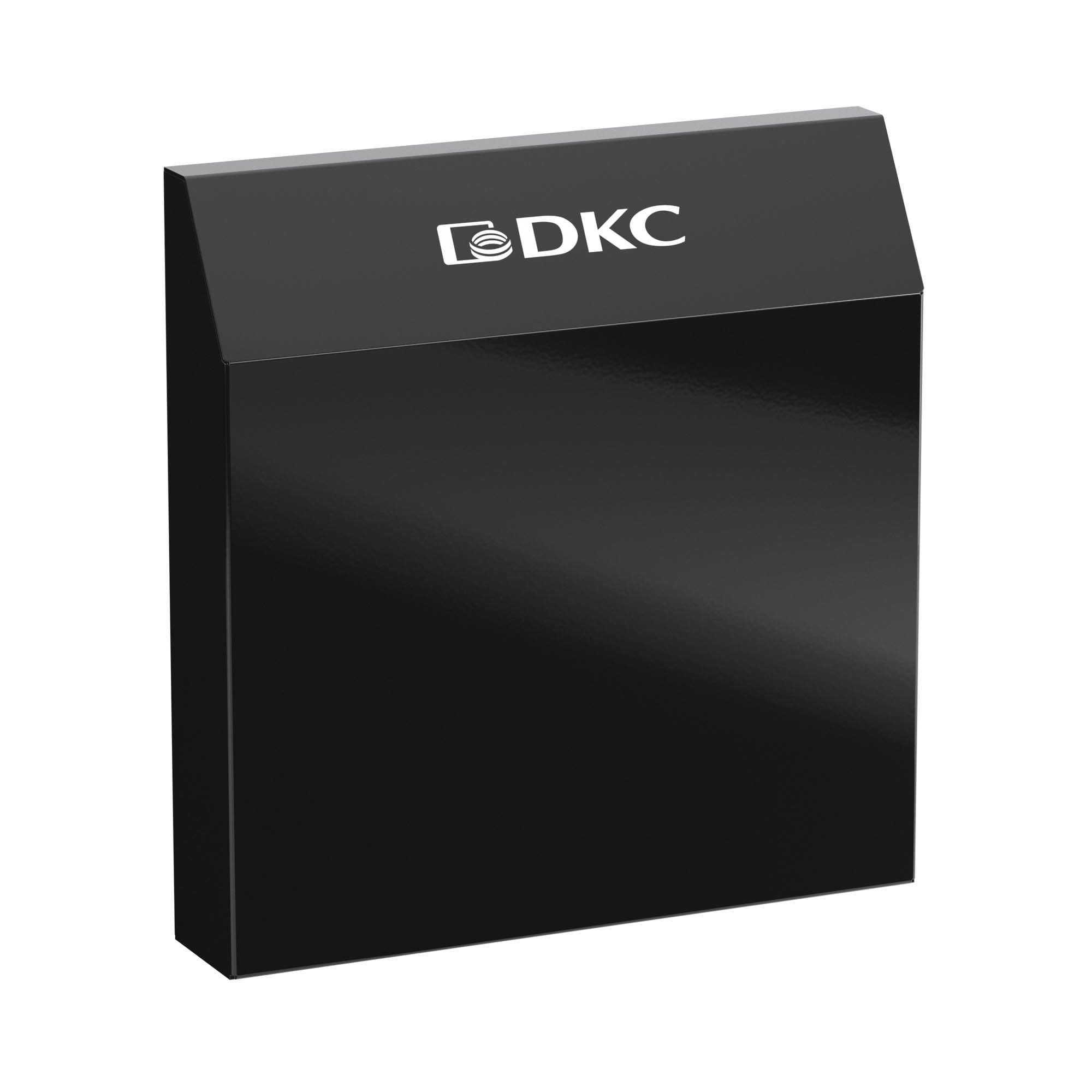 DKC Защитная панель IP56, листовая сталь RAL9005, для вентиляторов и решеток 205x205 мм — миниатюра 1