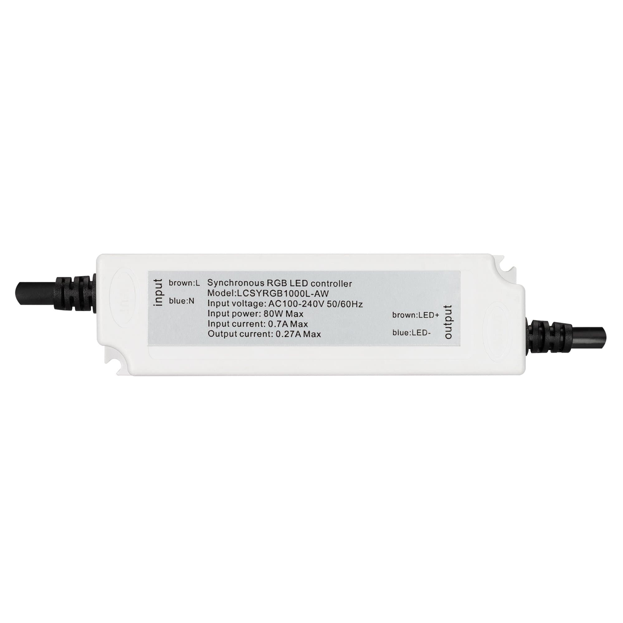 Arlight Контроллер ARD-CLASSIC-SYNC-RGB-1000LED Black (230V, 80W, RF ПДУ) (Ardecoled, Закрытый) 028212 — миниатюра 3