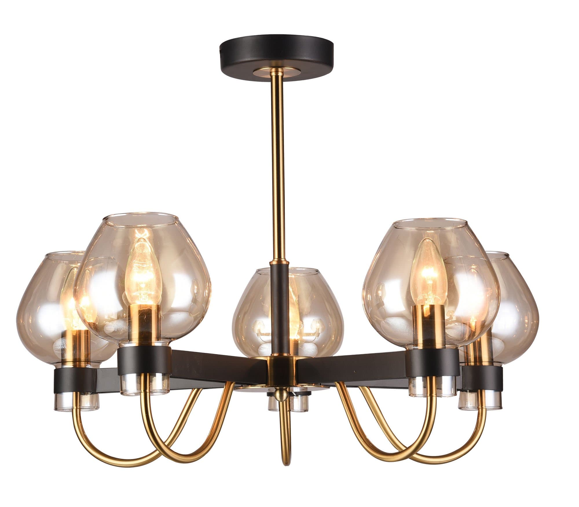 Freya Modern Tara Черный Люстра E14 60W FR5028PL-05B — миниатюра 2