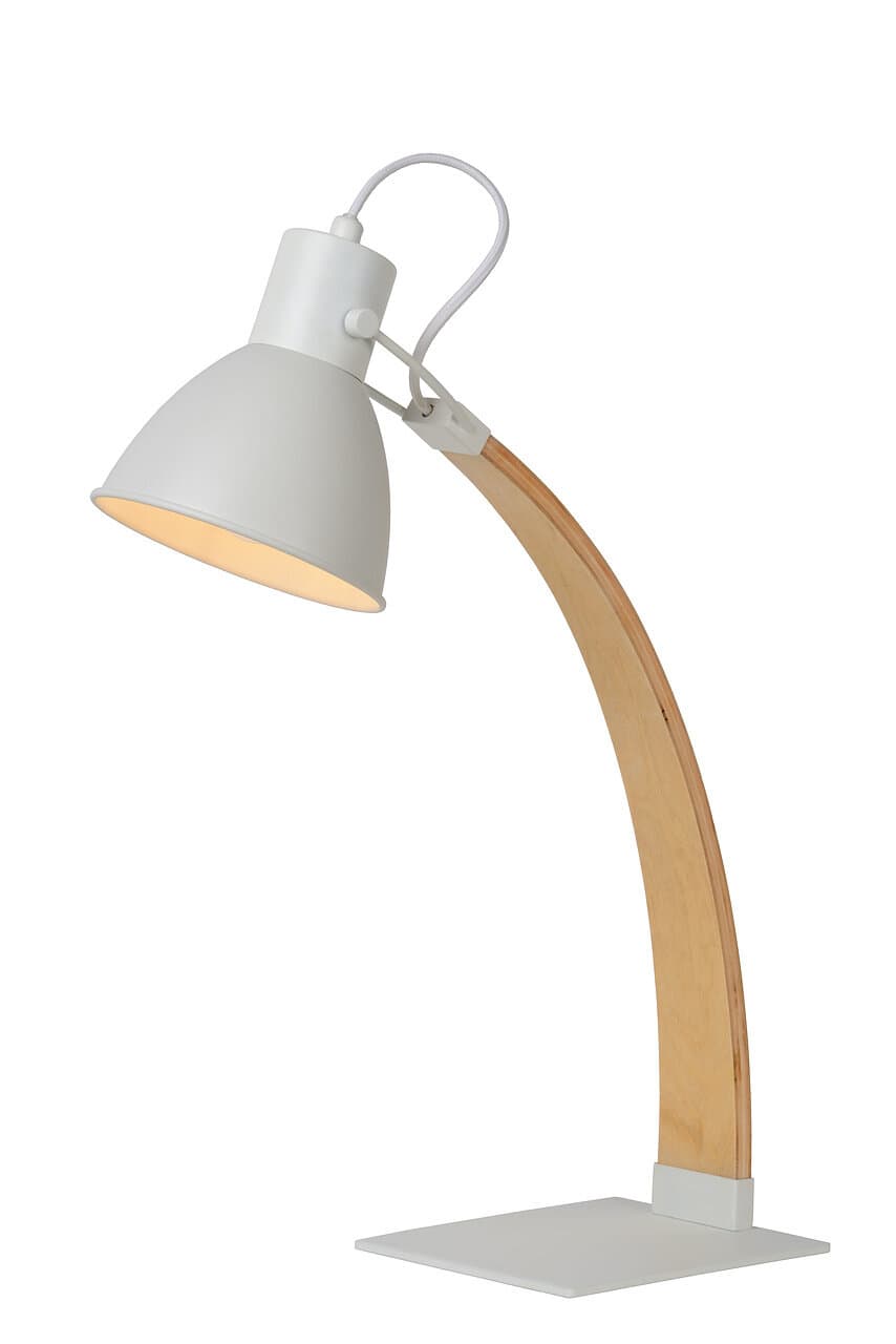 Lucide Curf Металл/дерево Настольная лампа E27 60W 03613/01/31 — миниатюра 2