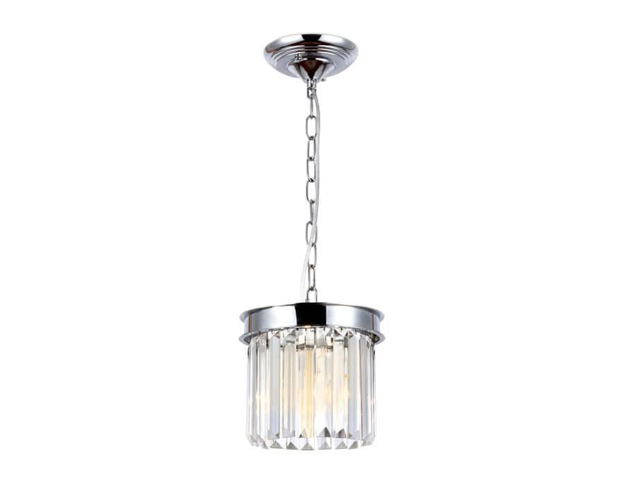 Ambrella Подвесной светильник с хрусталем TR5101 CH/CL хром/прозрачный E14 max 40W D200*575 — миниатюра 1