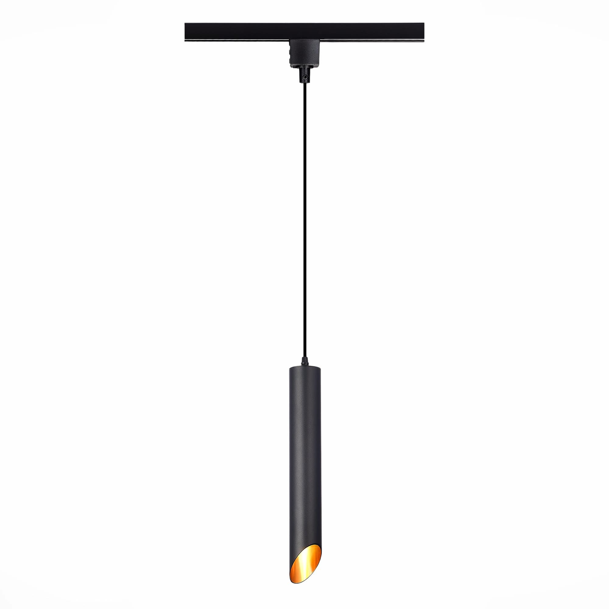 ST LUCE ST152.416.01 Светильник трековый Черный GU10 1*50W IP20 D60xH400 220V Без ламп