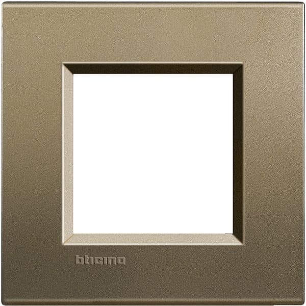 BT LL Коричневый шелк Рамка прямоугольная, 2 мод LNA4802SQ — миниатюра 4