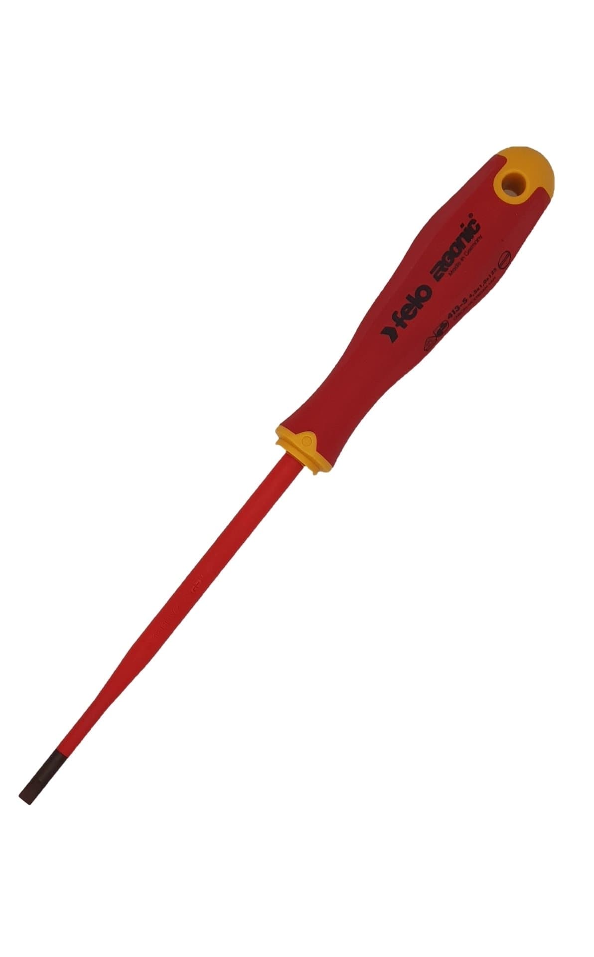 Felo Отвертка диэлектрическая SL 4,5х1,0 E-Slim Ergonic 41394590 — миниатюра 2