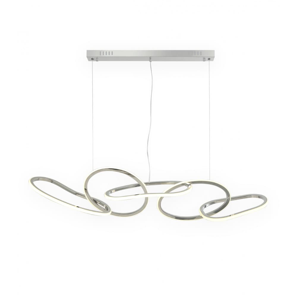 Kink Light 07609-5AL,02 Подвес Сена хром w120*25(размер колец w28*25) h120 Led 45W (4000K)