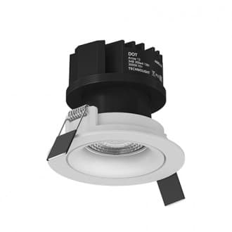 Technolight Твист 85 220В 13Вт лм 3000К 93+ 50° TRIAC RAL 9016 белый 60563-3K-02-WH