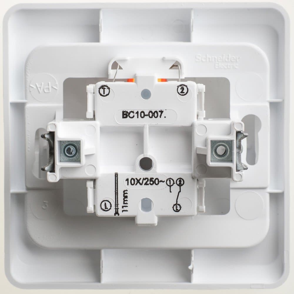 Systeme Electric Этюд Бел Переключатель 1-клавишный с подсветкой