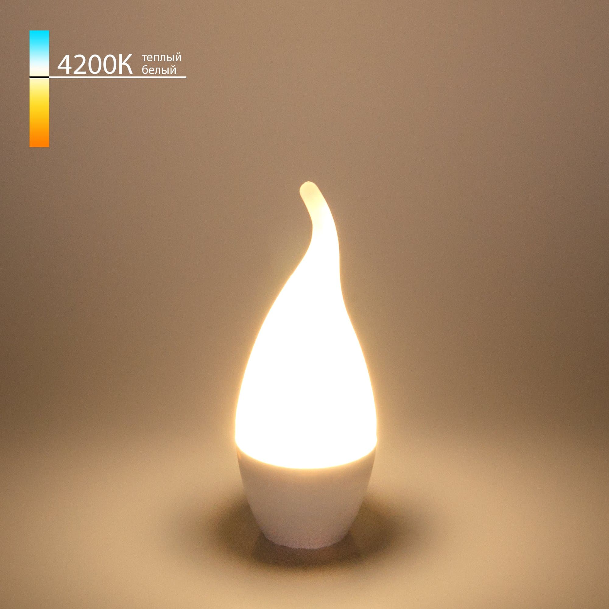 Elektrostandard BLE1419 / Светодиодная лампа Свеча на ветру СDW LED D 6W 4200K E14 a049158