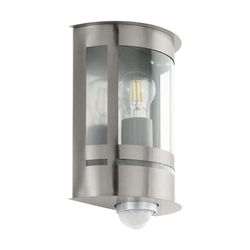 Eglo 97284 Уличный светильник настенный TRIBANO, 1х60W(E27) c датчиком движения, L200, H260, гальв. Сталь