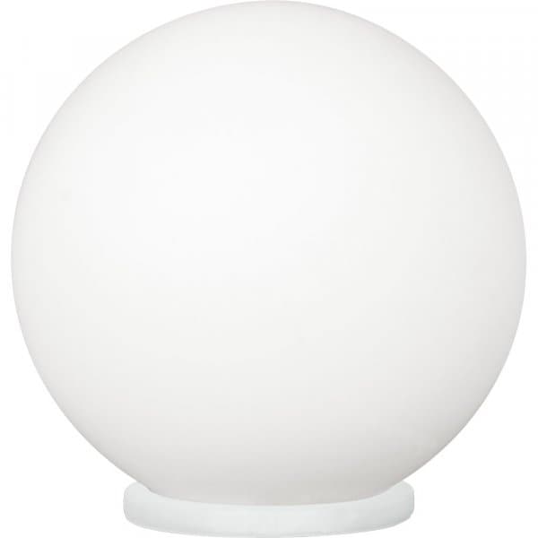Eglo Лампа настольная RONDO, 1X60W (E27), Ø200, опаловый, белый 85264 — миниатюра 1