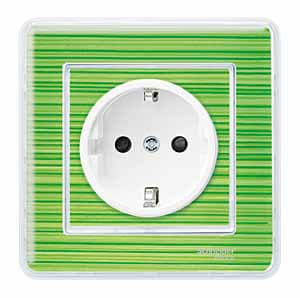 SE Merten SM M-Creativ Прозрачная Pозетка Schuko MTN2300-3500 — миниатюра 2