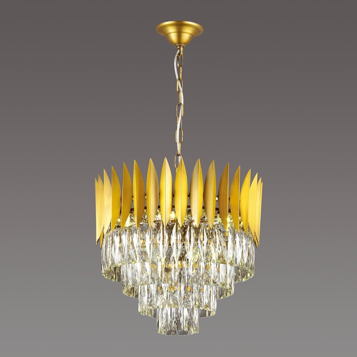 Odeon Light 4124/12 ODL19 439 золото/хрусталь Люстра E14 12*40W VALETTA — миниатюра 2