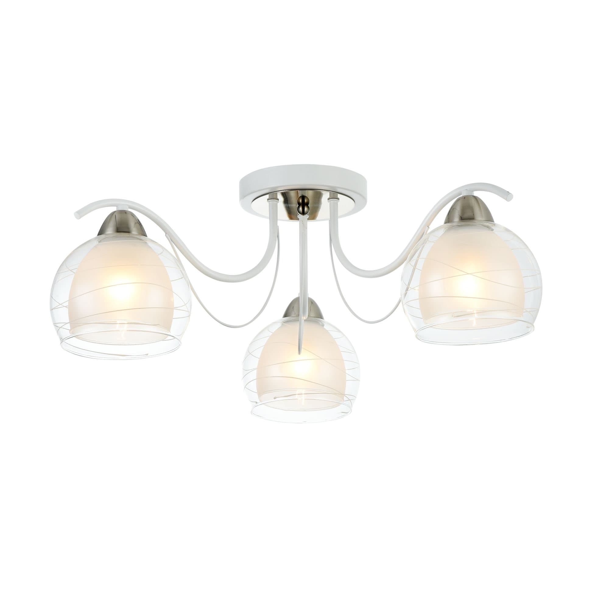 Freya Modern Nikki Белый Потолочный светильник E14 60W FR5052-CL-03-W — миниатюра 2