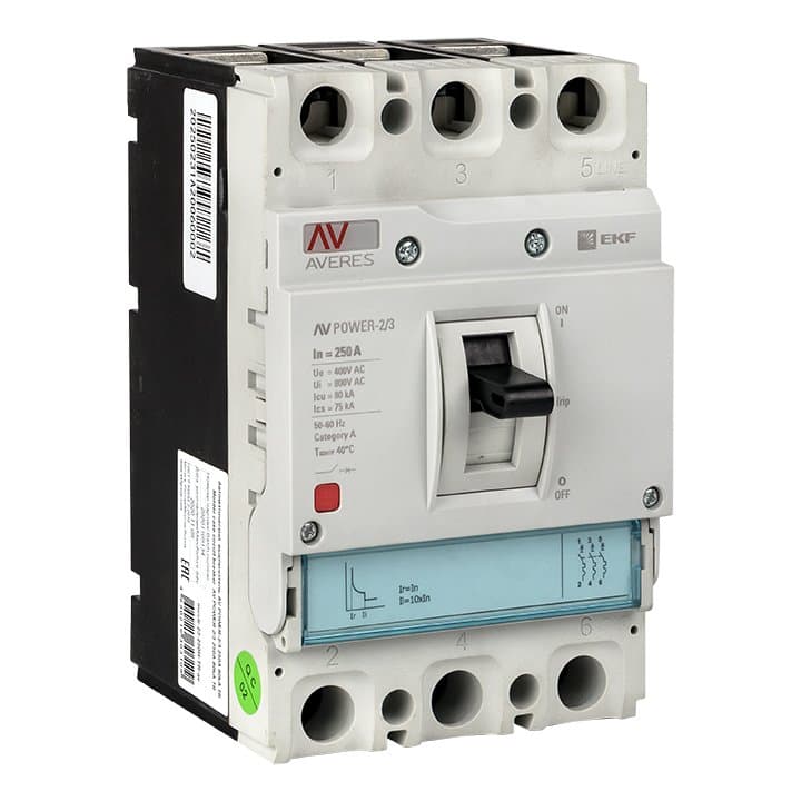 EKF Averes Автоматический выключатель AV POWER-2/3 250А 80kA TR