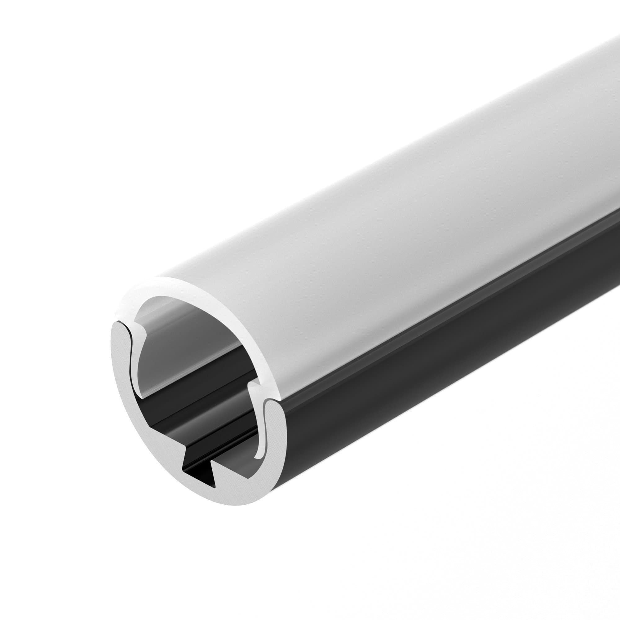 Arlight Профиль ROUND-D10.5-2000 ANOD BLACK (Алюминий) 033036 — миниатюра 1