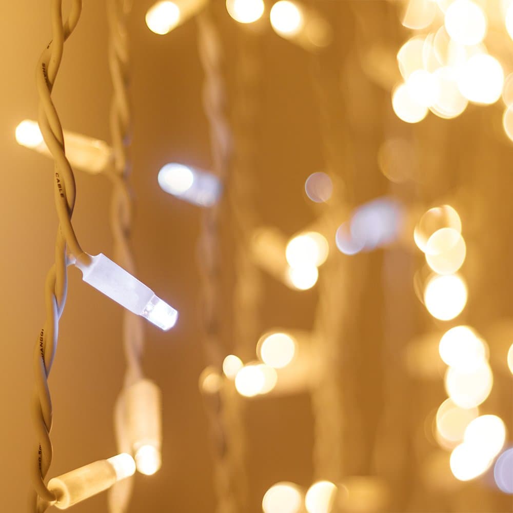 Arlight Светодиодная гирлянда ARD-CURTAIN-PRO-2000x3000-WHITE-760LED-FLASH WARM/WHITE (230V, 70W) (Ardecoled, IP65) 026062