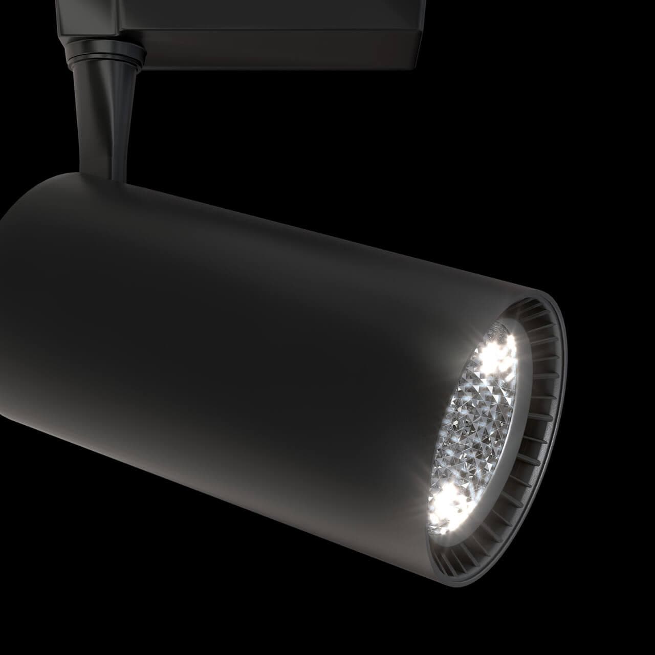Maytoni Single phase track system Track lamps Черный Трековый светильник TR003-1-40W4K-B — миниатюра 5