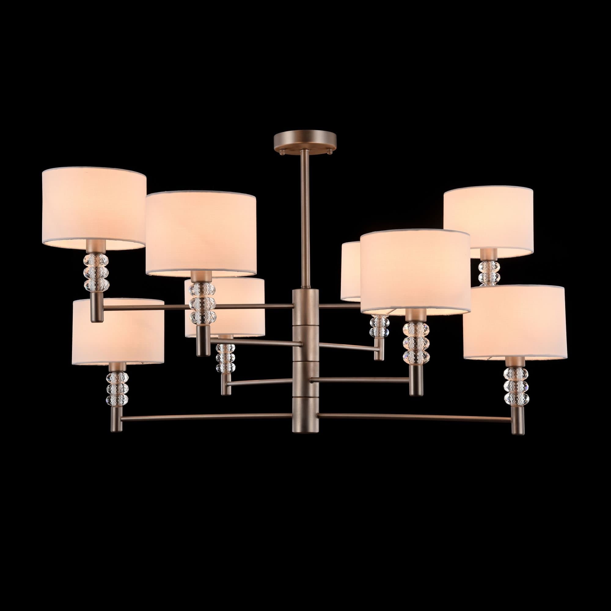 Maytoni Modern Lincoln Никель Люстра 8xE14 40W MOD527PL-08N — миниатюра 2