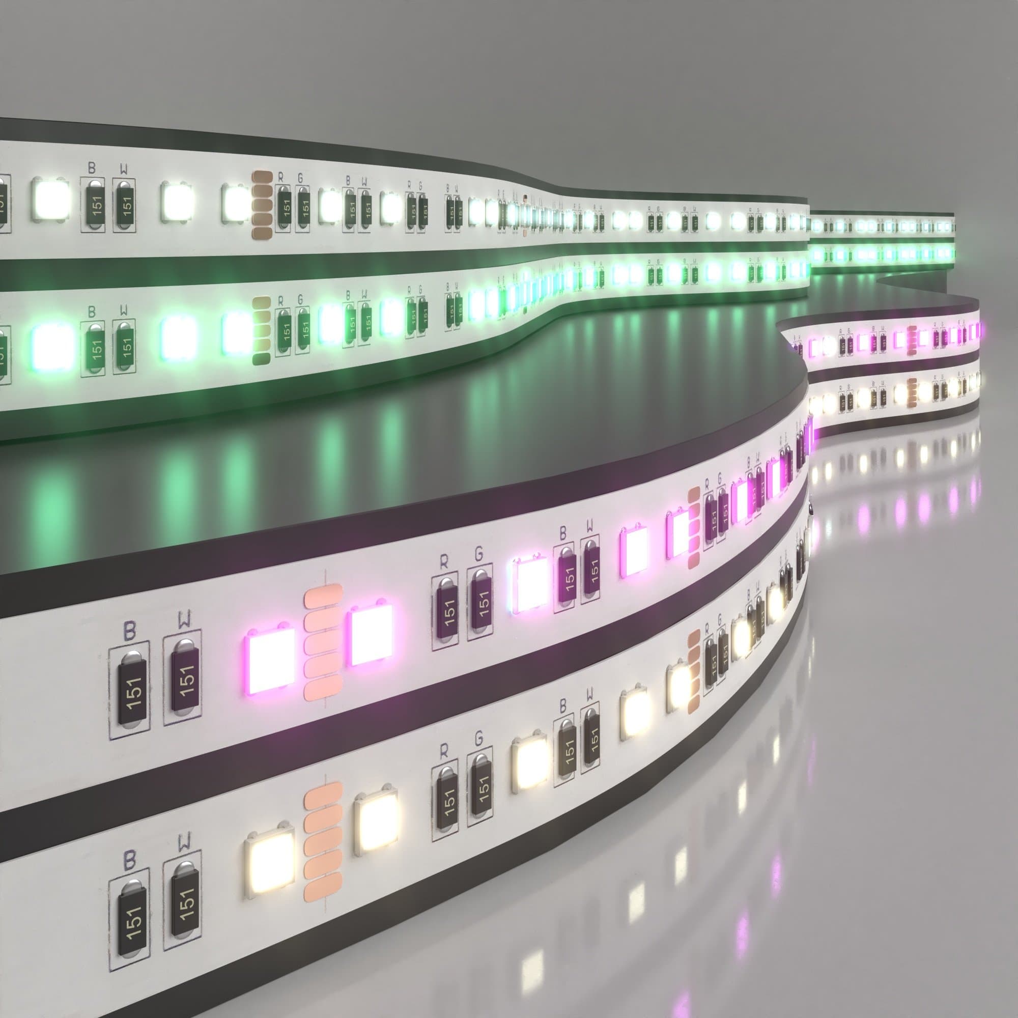 Elektrostandard 5050 24V 60Led 24W IP20 RGBW / Лента светодиодная 60Led 24W IP20 RGB 4200K дневной белый a053702
