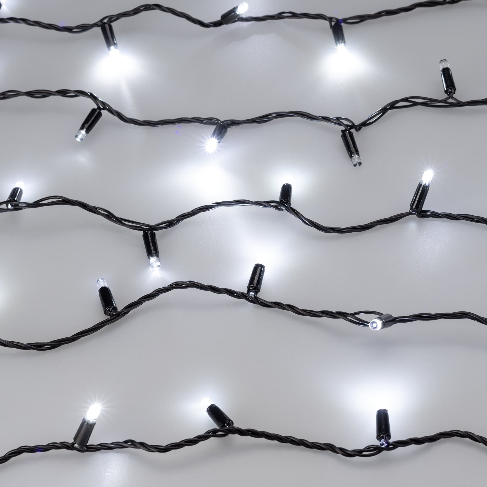 Arlight Светодиодная гирлянда ARD-STRING-CLASSIC-1000-BLACK-100LED-PULSE White (230V, 7W) (Ardecoled, IP65) 031651 — миниатюра 4