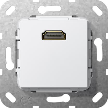 Gira S-55 Белый Разъем HDMI 566903