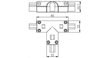 Arlight Соединитель тройной ARL-CLEAR-Mini-2x90 (16x8mm) (Металл) 022706 — миниатюра 5