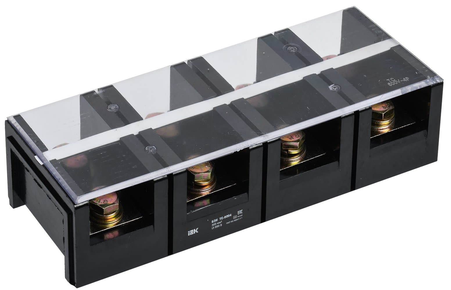 IEK Блок зажимов БЗН TC-6004 300 мм2 600A 4 пары