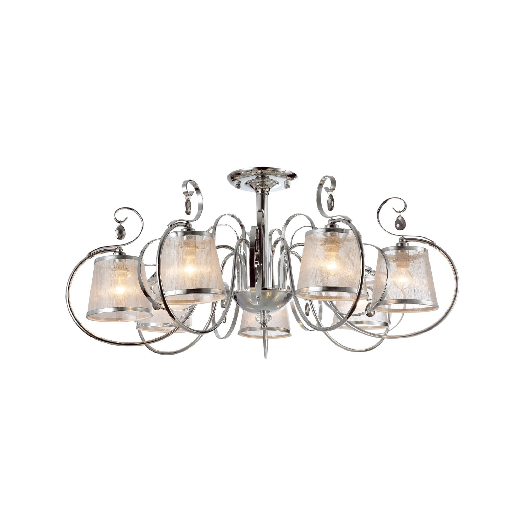 Freya Classic Simone Хром Потолочный светильник E14 40W FR2020-CL-07-CH — миниатюра 6