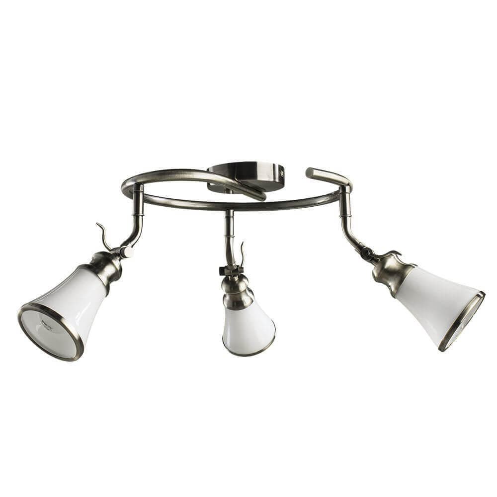 Arte Lamp Vento Бронза/Белый Спот 3x40W 3xE14 A9231PL-3AB