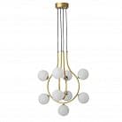 Lumion 5621/9 MODERNI LN23 064 матовое золото Подвесной светильник G9 9*7W LED 220V COLLAR