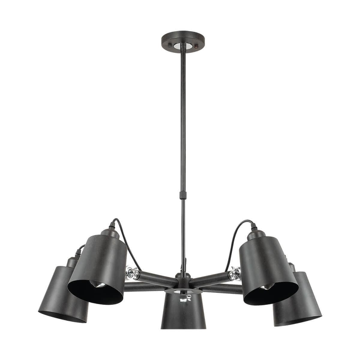 Lumion 3532/5C LN18 144 черный Люстра на штанге телескоп. E27 5*60W 220V NEROPIUS — миниатюра 2