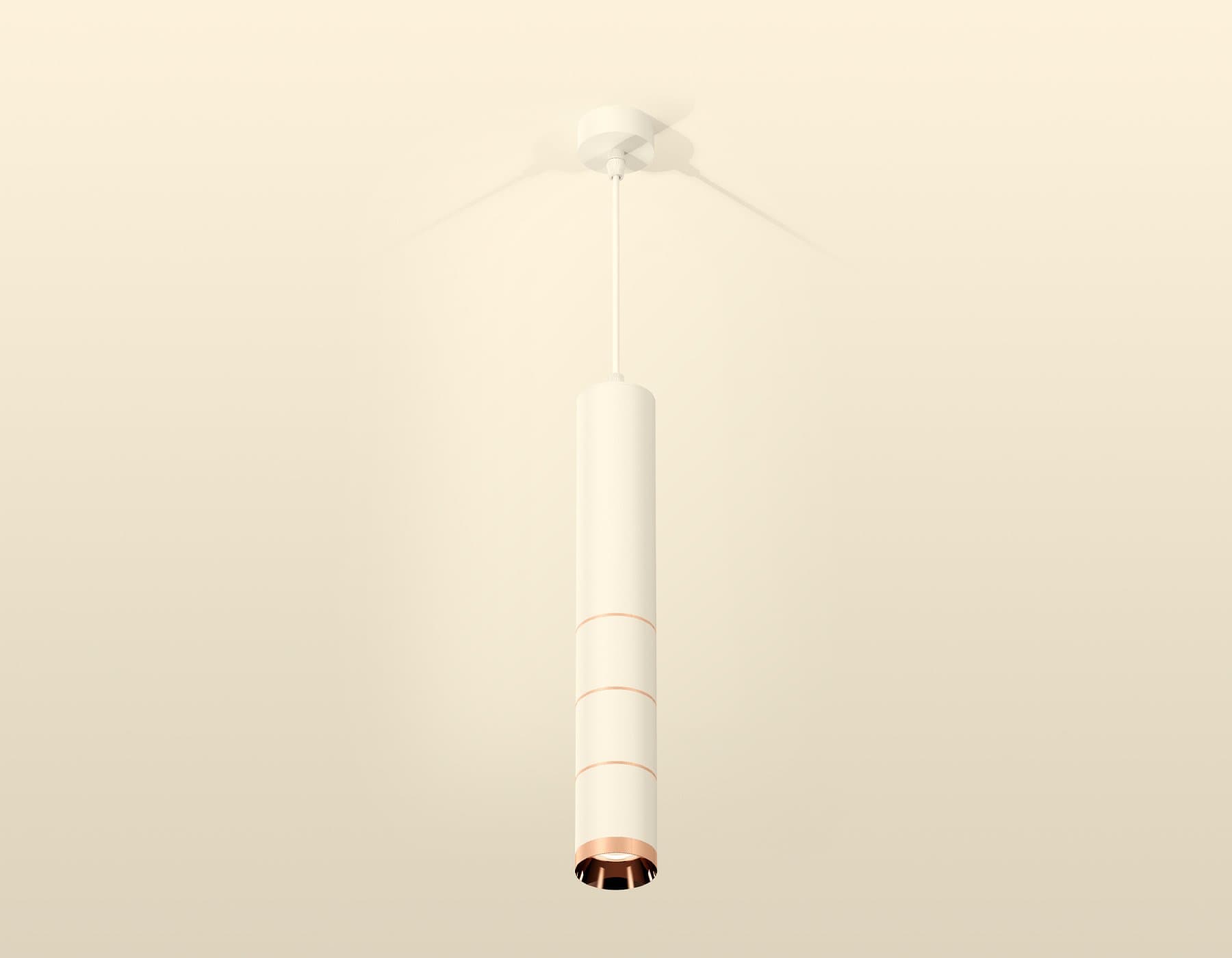 Ambrella Комплект подвесного светильника XP6301030 SWH/PPG белый песок/золото розовое полированное MR16 GU5.3 (A2301, C6355, A2063, C6301, A2063, C630 — миниатюра 2