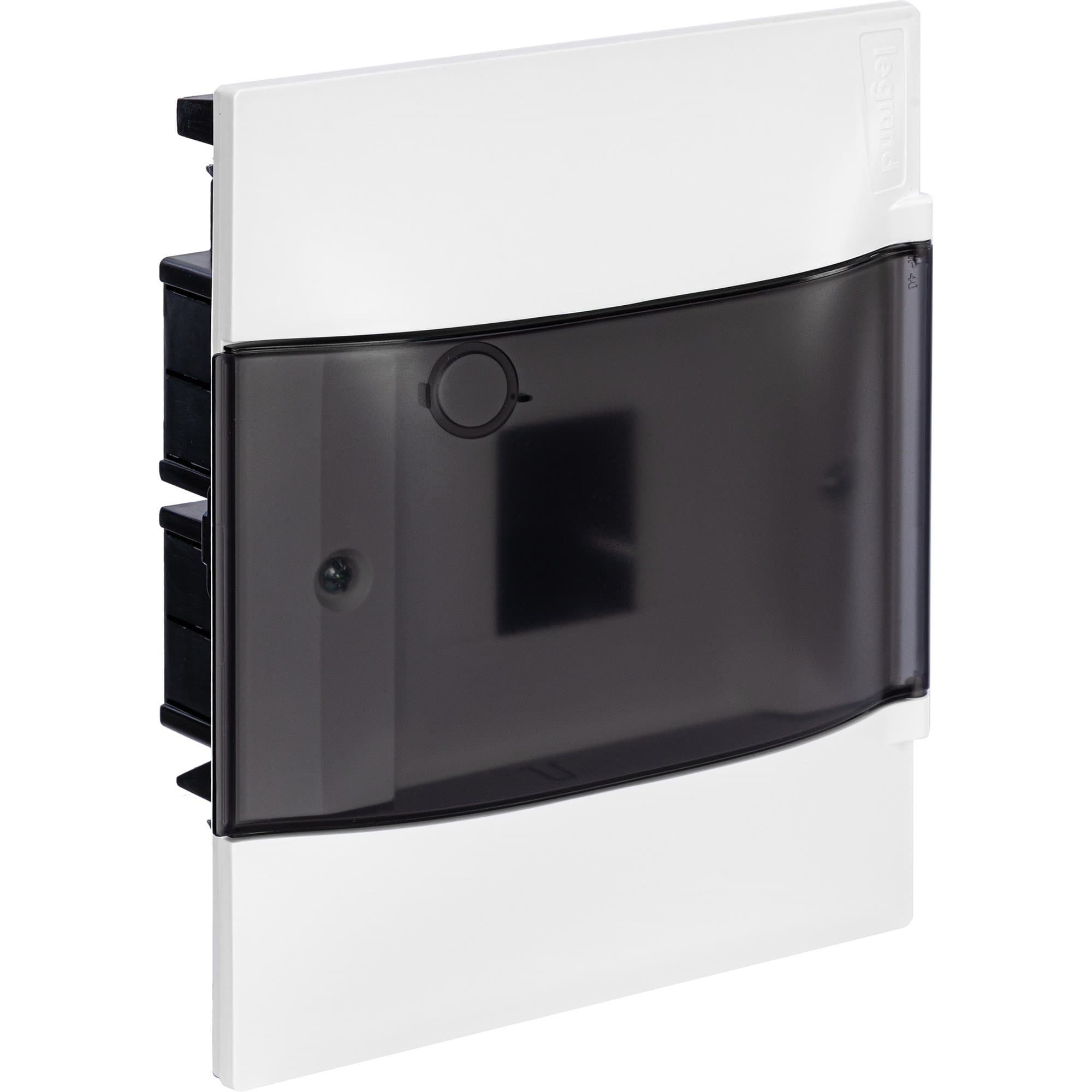 Legrand Practibox S Пластиковый щиток Встраиваемый 1X4 Дымчатая дверь 134554 — миниатюра 4