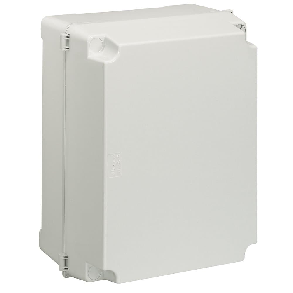 Legrand Промышленная пластиковая коробка IP55 IK08 RAL 7035 310x240x160 мм 4 замка 092284