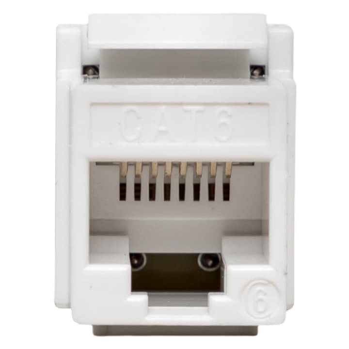 EKF TeraLINK PRO Модуль Keystone TeraLINK PRO Cat.6 RJ-45 неэкранированный 110 IDC 180 градусов белый — миниатюра 3