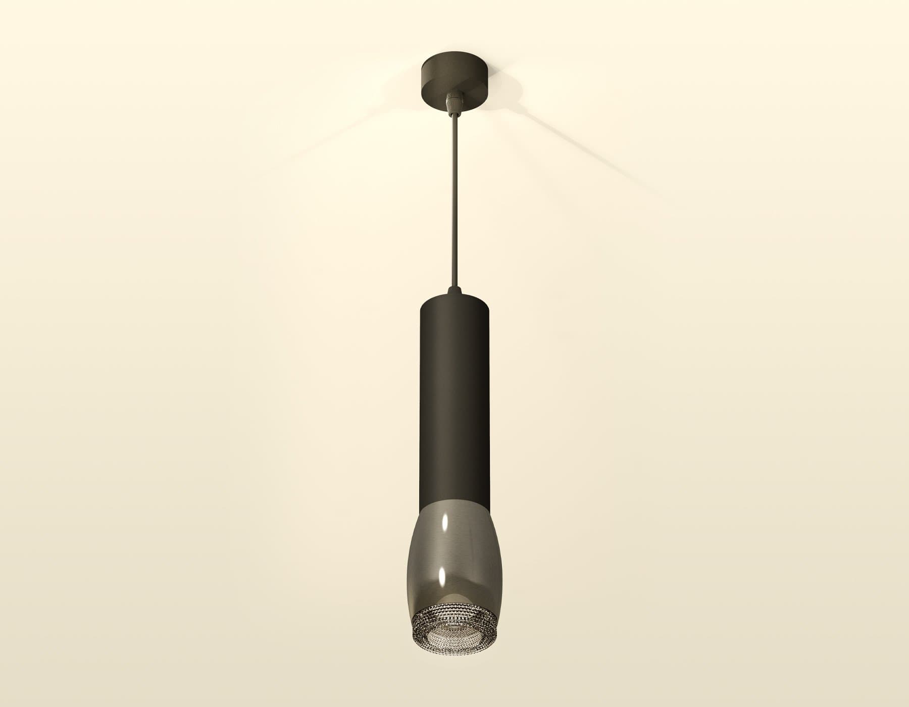 Ambrella Комплект подвесного светильника с композитным хрусталем XP1123005 DCH/SBK/BK черный хром/черный песок/тонированный MR16 GU5.3 (A2302, C6356, — миниатюра 2