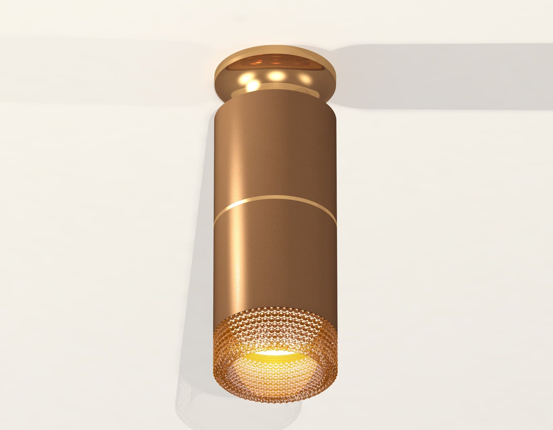 Ambrella Комплект накладного светильника XS6304191 SCF/PYG/CF кофе песок/золото желтое полированное/кофе MR16 GU5.3 (N6905, C6304, A2062, N6154) — миниатюра 2