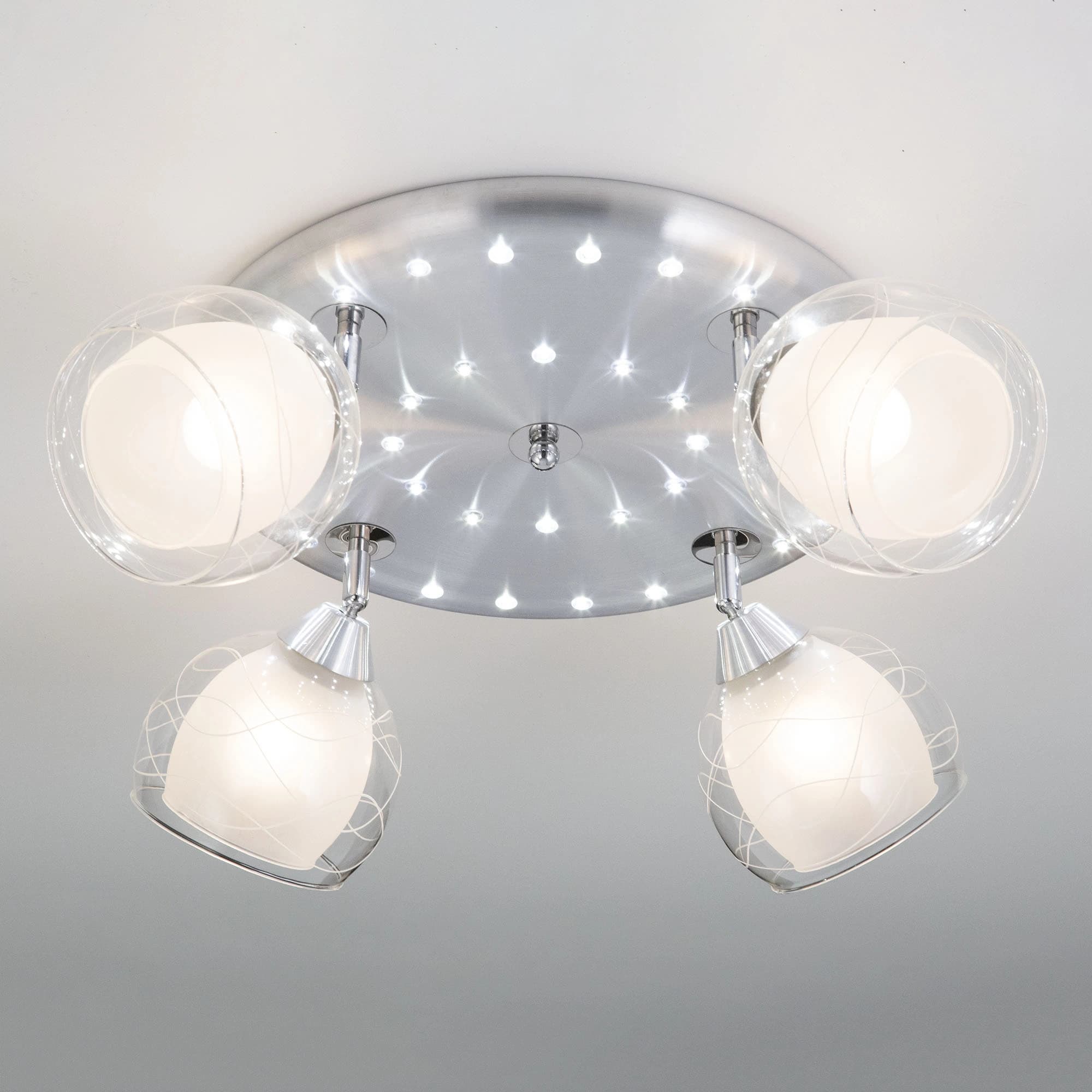 Citilux CL158142 Самба+LED Алюм+Хром Светильник Люстра — миниатюра 6