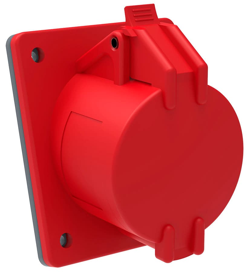 IEK Розетка встраиваемая ССИ-414 16А-6ч/380-415В 3Р+PЕ IP44 MAGNUM — миниатюра 1