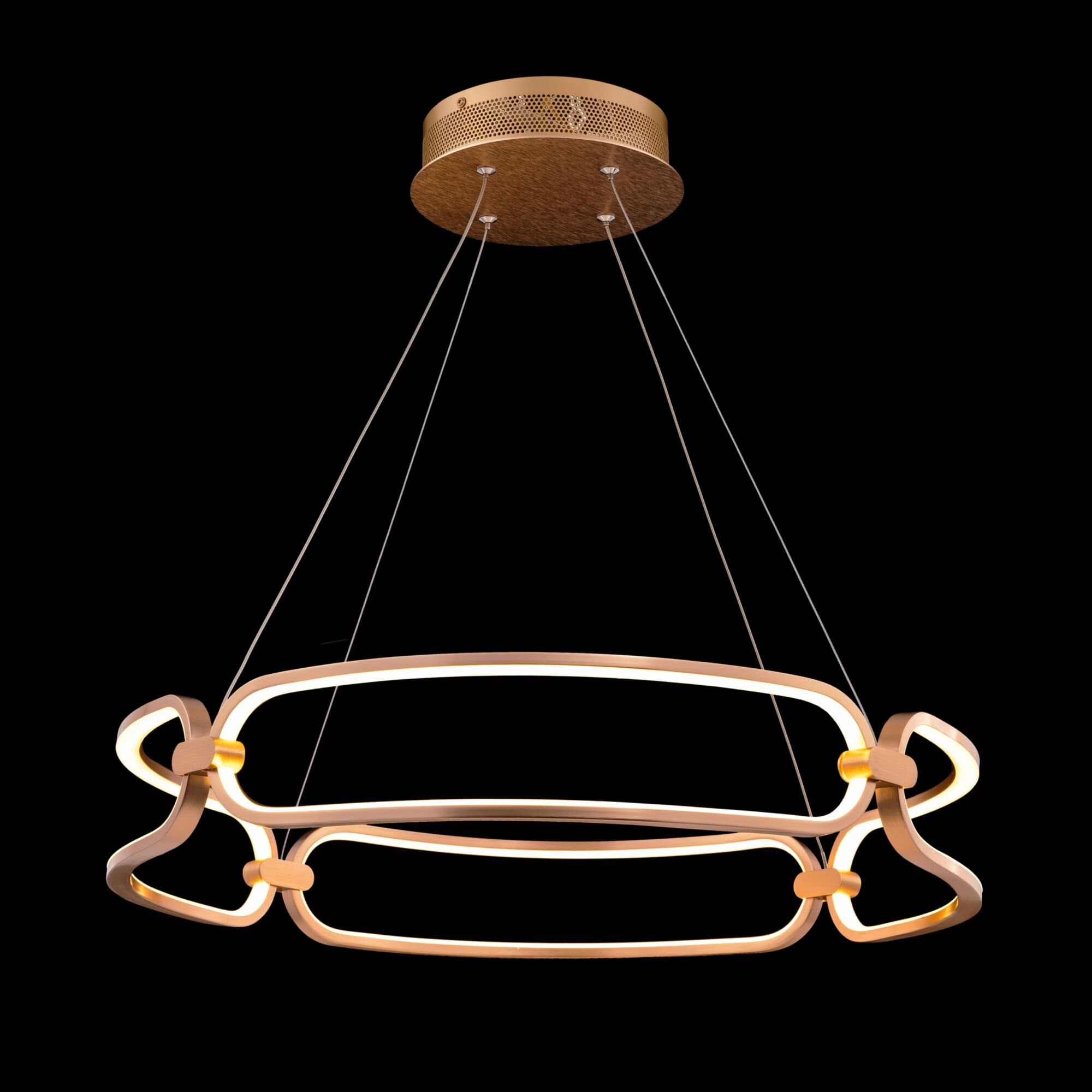 Maytoni Modern Chain Матовое Золото Подвесной светильник LED 50W 3500Лм MOD017PL-L50MG — миниатюра 4