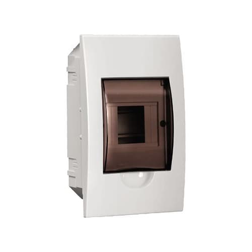 IEK KREPTA 3 Корпус пластиковый ЩРВ-П-4 IP41 белый скрыт.монтаж — миниатюра 2