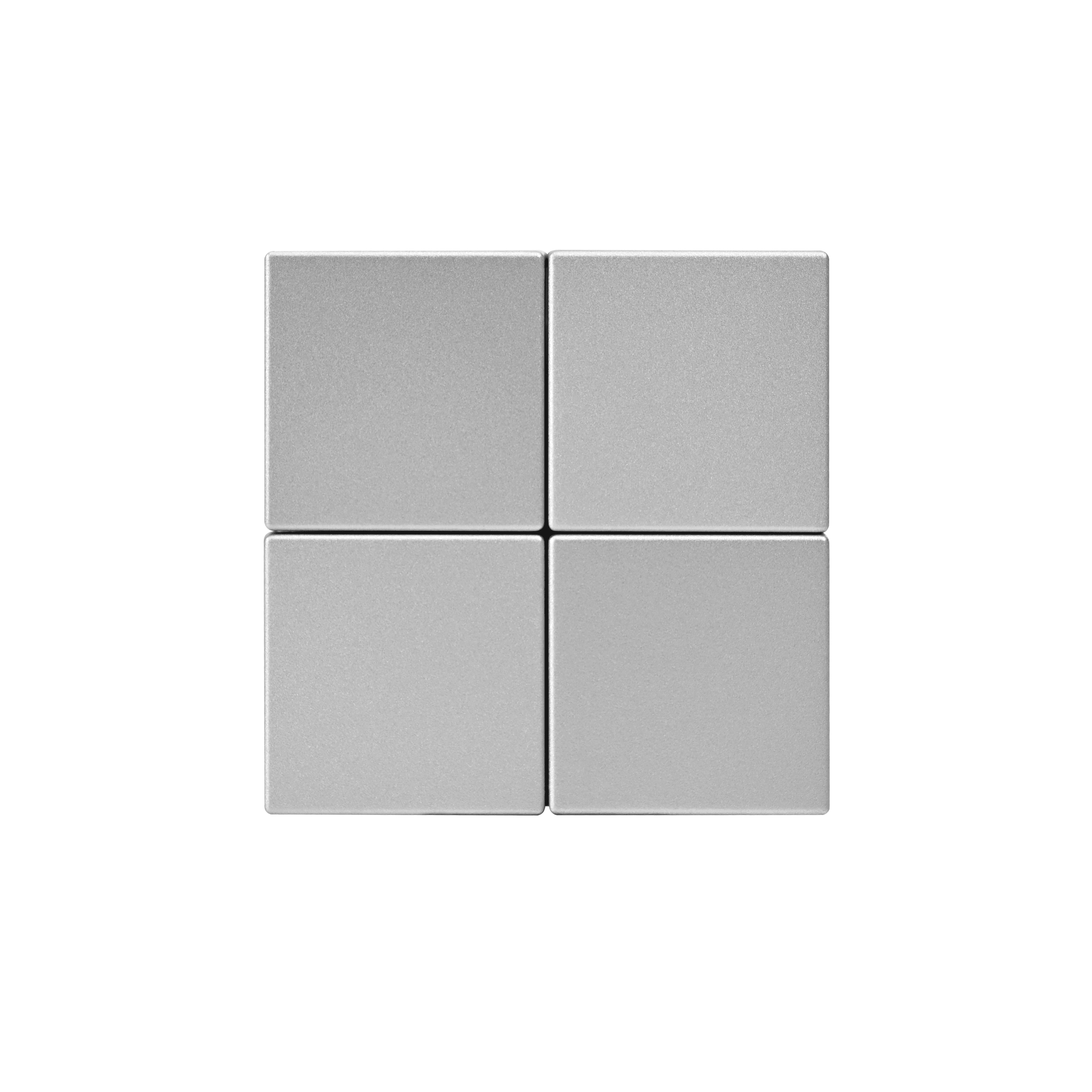Systeme Electric ArtGallery Алюминий Выключатель 4-клавишный сценарный, сх. 1 — миниатюра 2