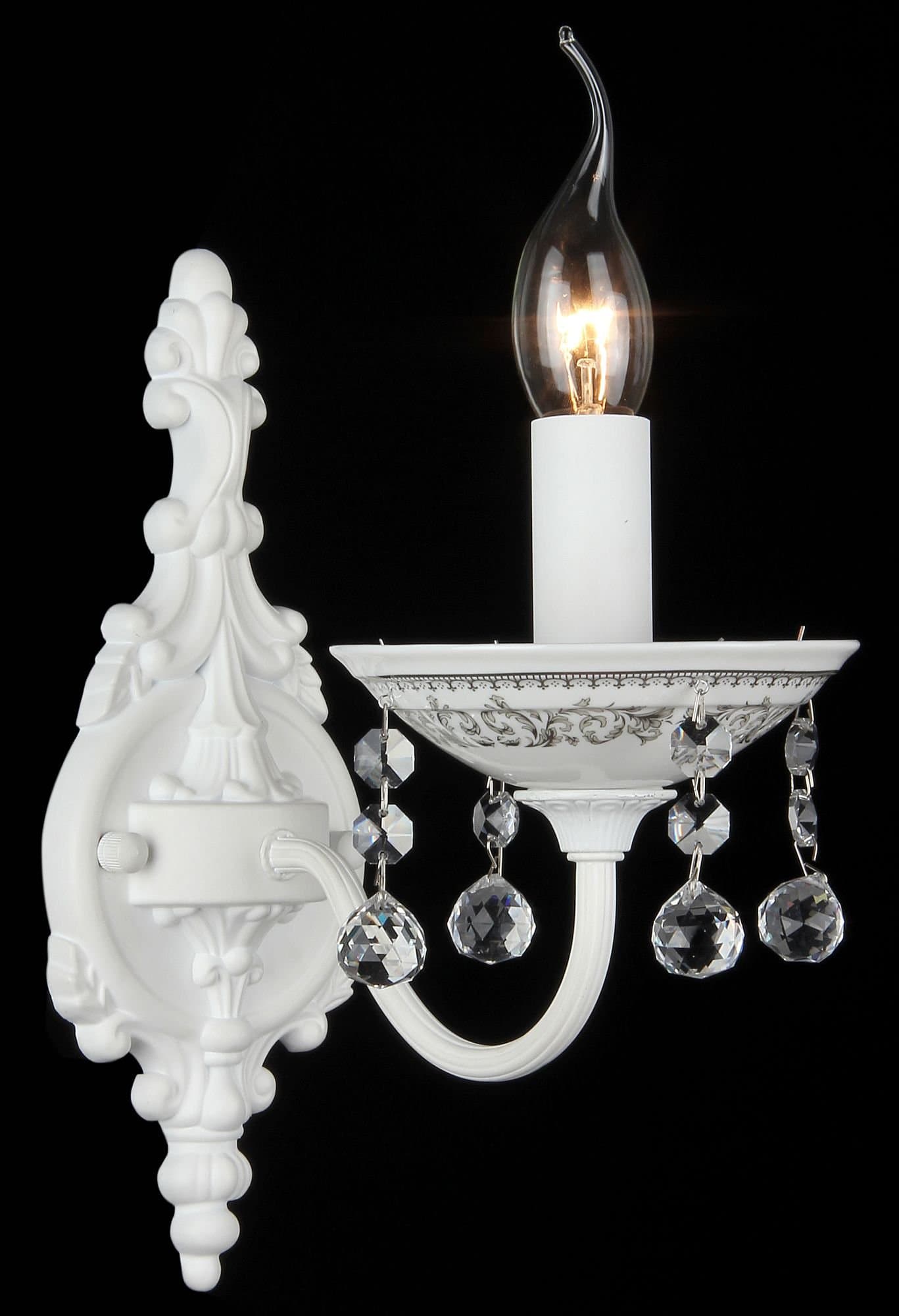 Maytoni Elegant Bellona Белый Бра 1xE14 60W ARM386-01-W — миниатюра 2