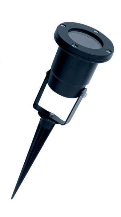 Favourite Relief Черный/Прозрачный Светильник уличный 1*GU10*50W, IP65, лампа в комплект не входит 1834-1T