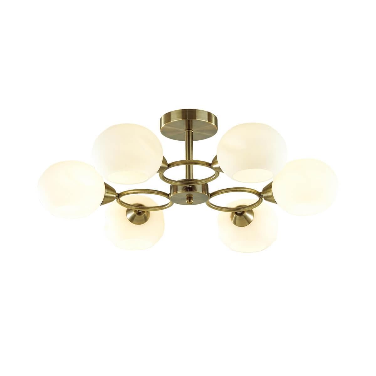 Lumion 4549/6C COMFI LN21 062 античная бронза, белый Люстра потолочная E14 6*40W 220V PENELOPA — миниатюра 1