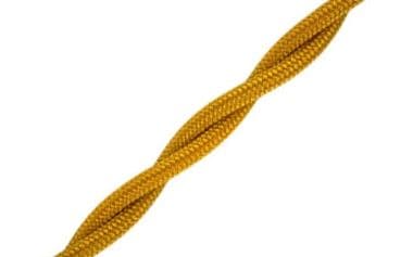 BIRONI Золото глянец Витой провод 2*2,5 50м B1-425-079-50 — миниатюра 2