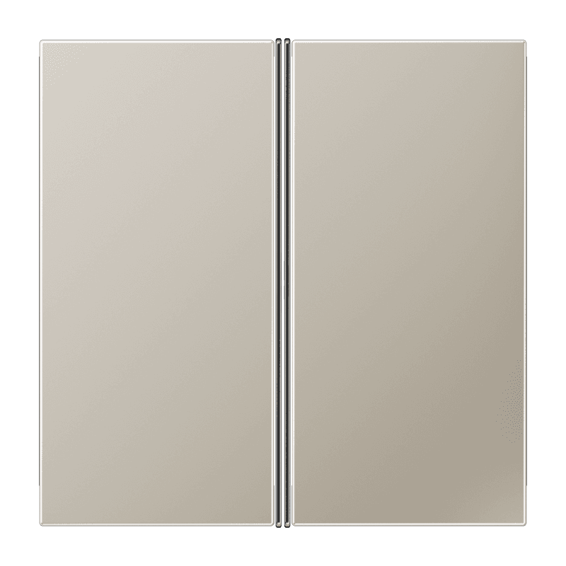 JUNG KNX LS 990 Edelstahl Комплект накладок, 2гр ES2402TSA