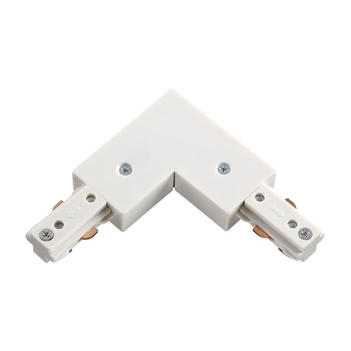 Novotech 135008 NT18 081 белый Соединитель с токопроводом для шинопровода L-образный