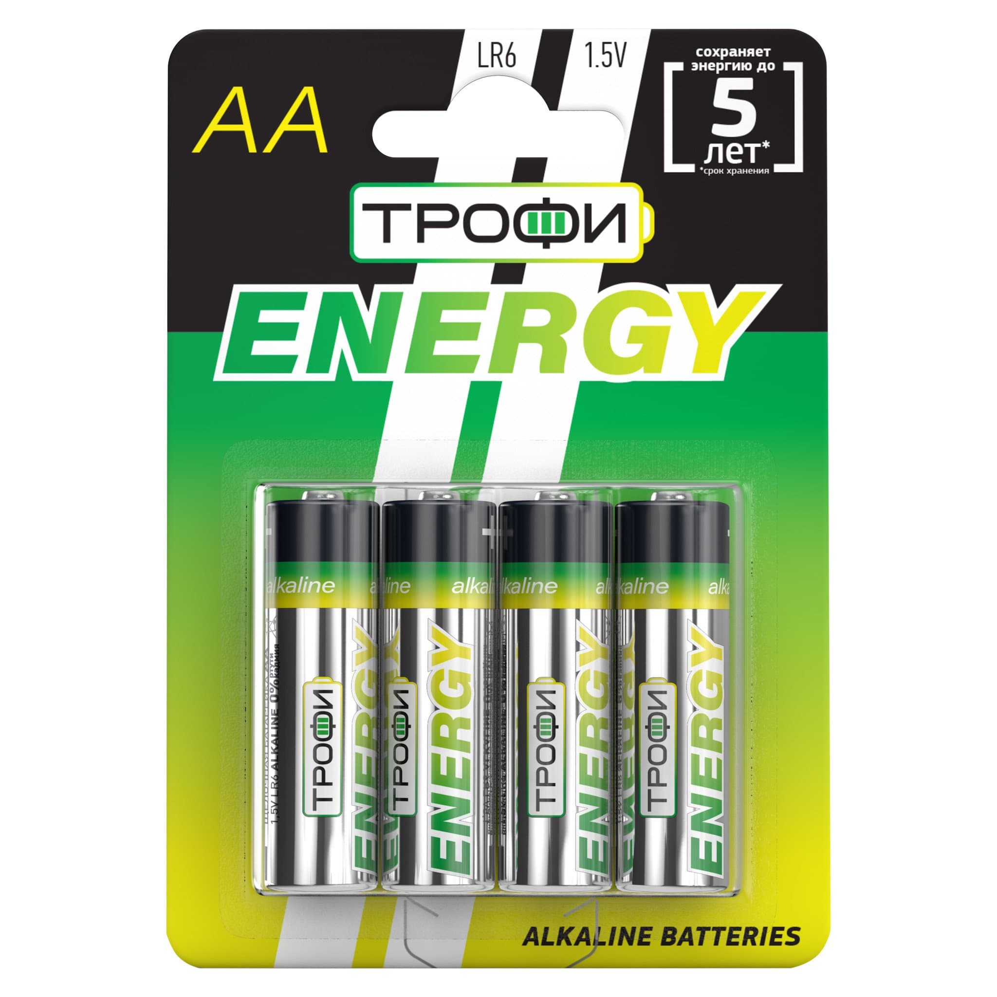 ЭРА Элемент питания  Трофи LR6-4BL ECO Б0017046