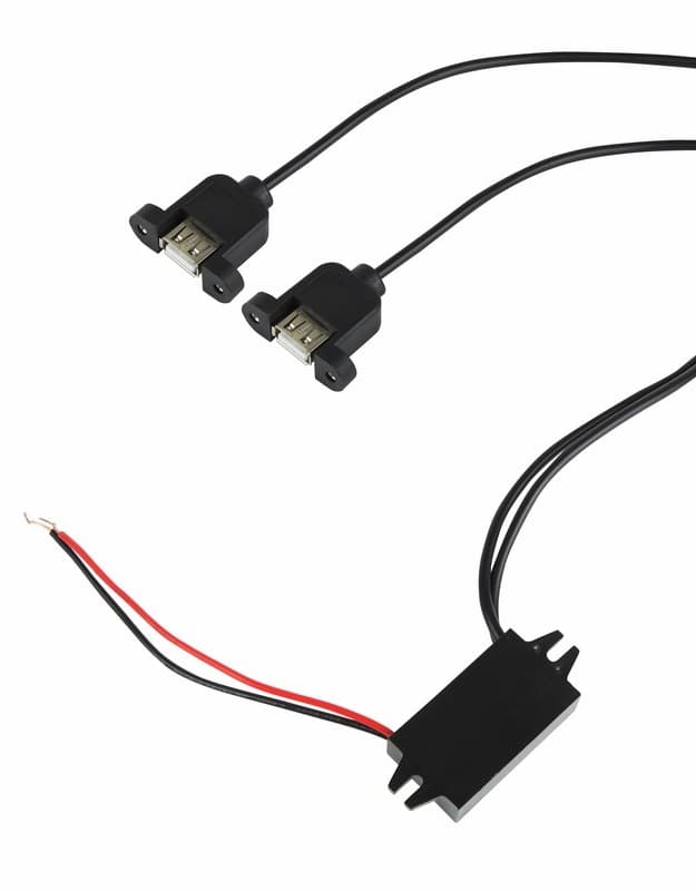Адаптер DC 12V - 2 x USB-A 5V 3A Rexant 16-0602